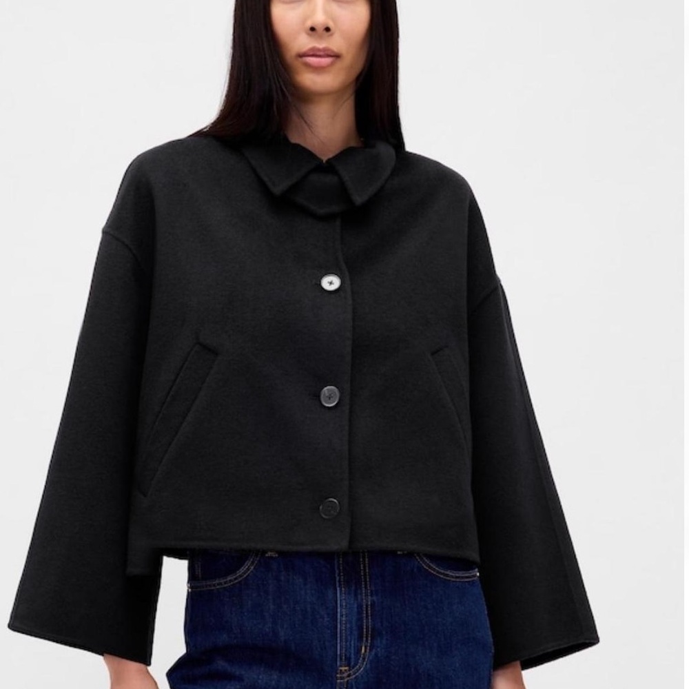 Women's Black Wool Jacket